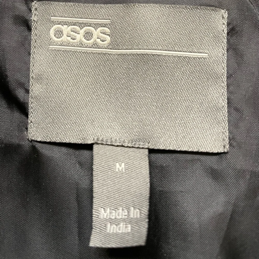 ASOS Leather Racer Jacket - Picture 2 of 7